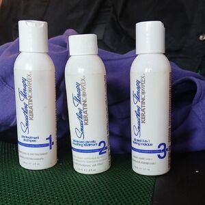 Keratin Complex Smoothing Therapy Hair Care Trio - White